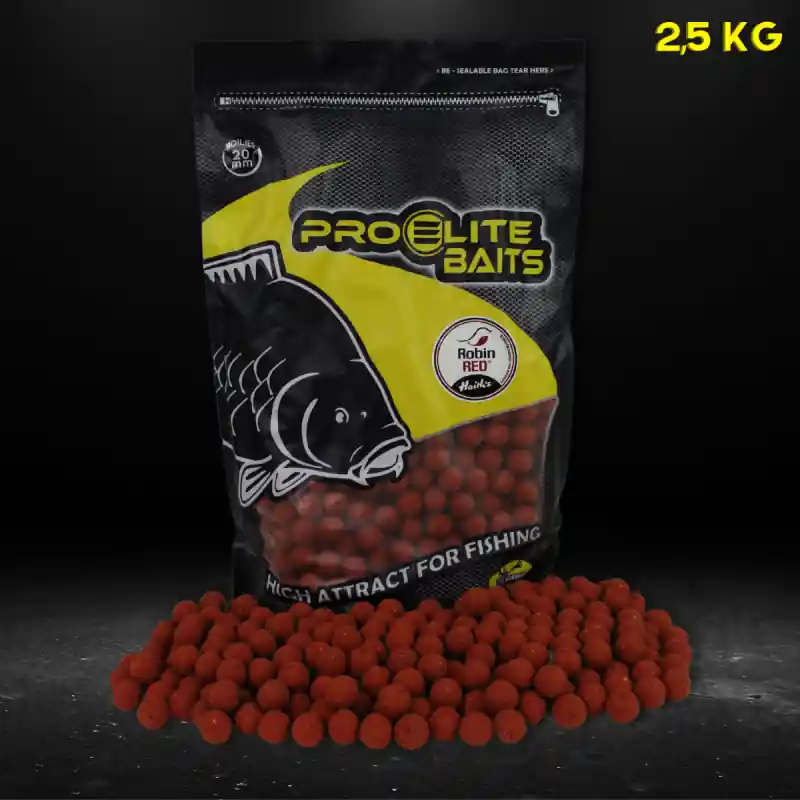 Certifié BOILIE NATURAL FOODS 20MM ROBIN RED 2.5KG PROELITE BAITS