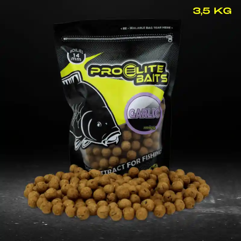 BOUILLETTE BOILIE NATURAL FOODS 14MM GARLIC 3.5KG PROELITE BAITS Bon Plan