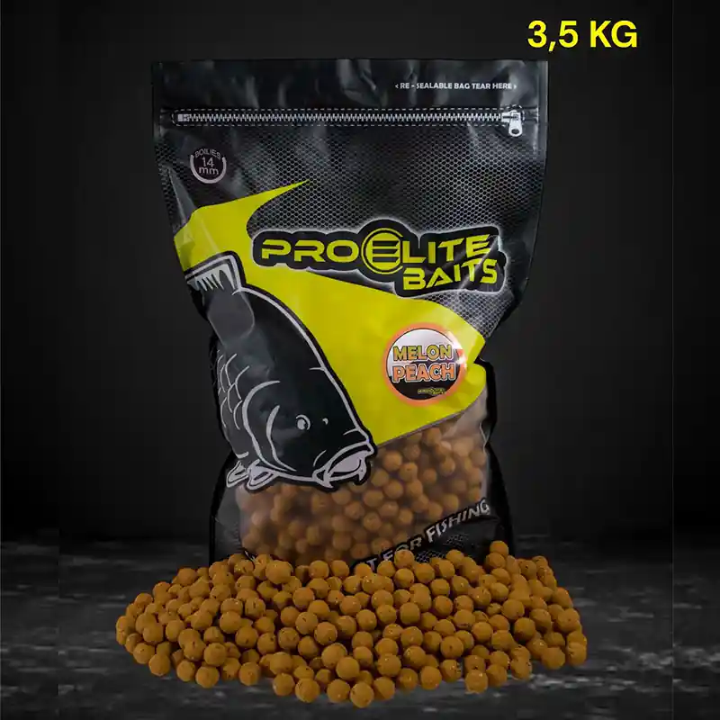 BOUILLETTE BOILIE NATURAL FOODS 14MM MELON PEACH 3.5KG PROELITE Meilleure Vente