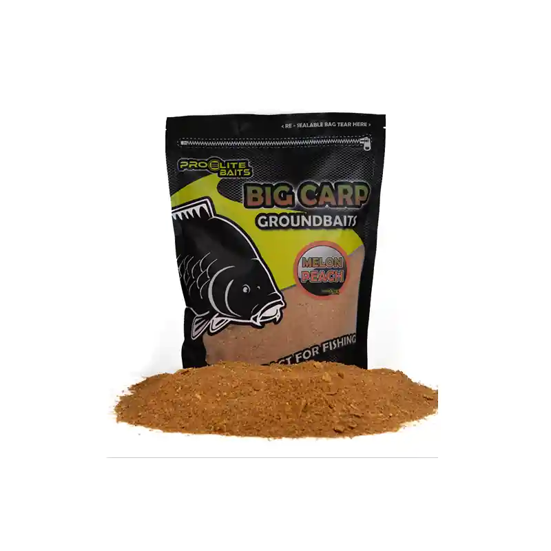 BIG CARP GROUND BAITS MELON PEACH 1.8KG PROELITE BAITS Marque