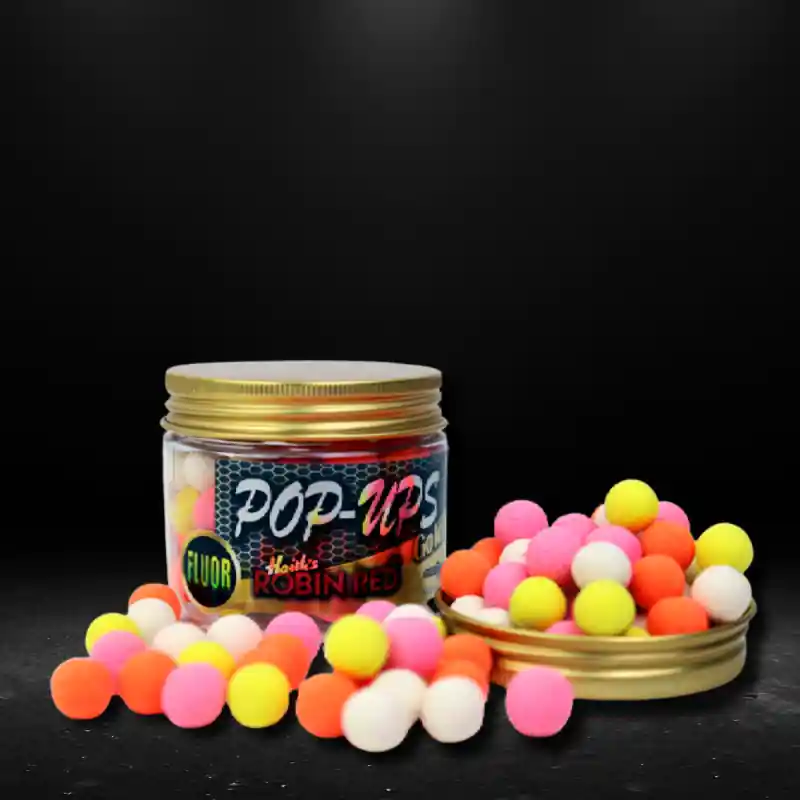 GOLD FLUOR POP UP 14/15MM ROBIN RED 50G PROELITE BAITS Promotion Saisonnière