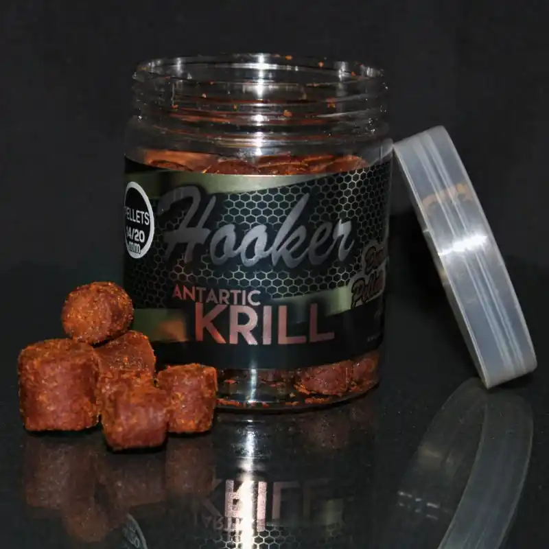 Nouvelle Collection GOLD HOOKERS BAITS PELLETS 8/14/20MM ANTARTIC KRILL 130G PROELITE