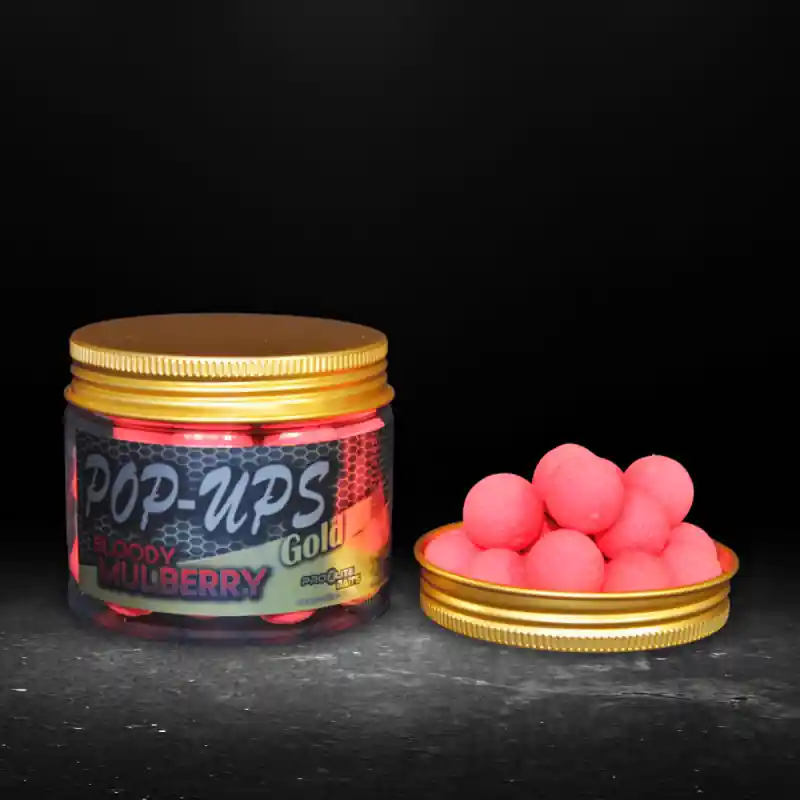Vente Flash GOLD POP UP 14/15MM BLOODY MULBERRY PINK 50G PROELITE BAITS