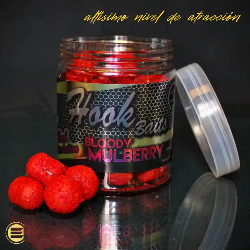 GOLD HOOK BAITS HARD BOILIE-DUMBELL BLOODY MULBERRY 130G PROELITE Paiement Sécurisé