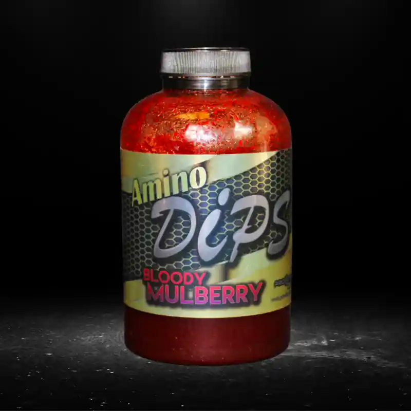 GOLD AMINO DIPS BLOODY MULBERRY 500ML PROELITE BAITS Offre Exclusive