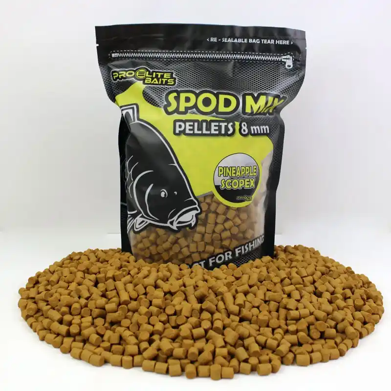 Certifié SPOD MIX 8MM PELLETS PINEAPPLE SCOPEX 1.8KG PROELITE BAITS