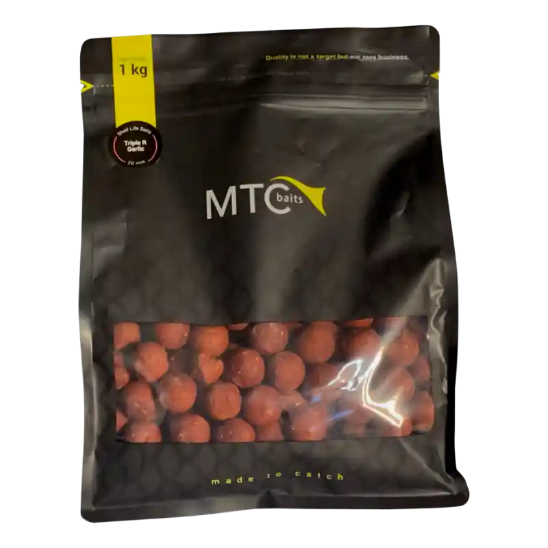 Produit De Marque BOUILLETTE TRIPLE R GARLIC 1KG 20MM MTC BAITS