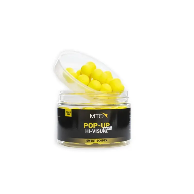 Must-Have POP-UP HI-VISUAL SWEET SCOPEX 10X15MM MTC BAITS