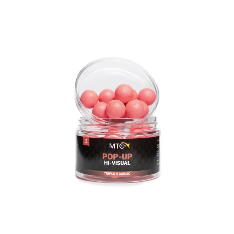 POP-UP HI-VISUAL TRIPLE R GARLIC 14MM MTC BAITS Prix Cassé