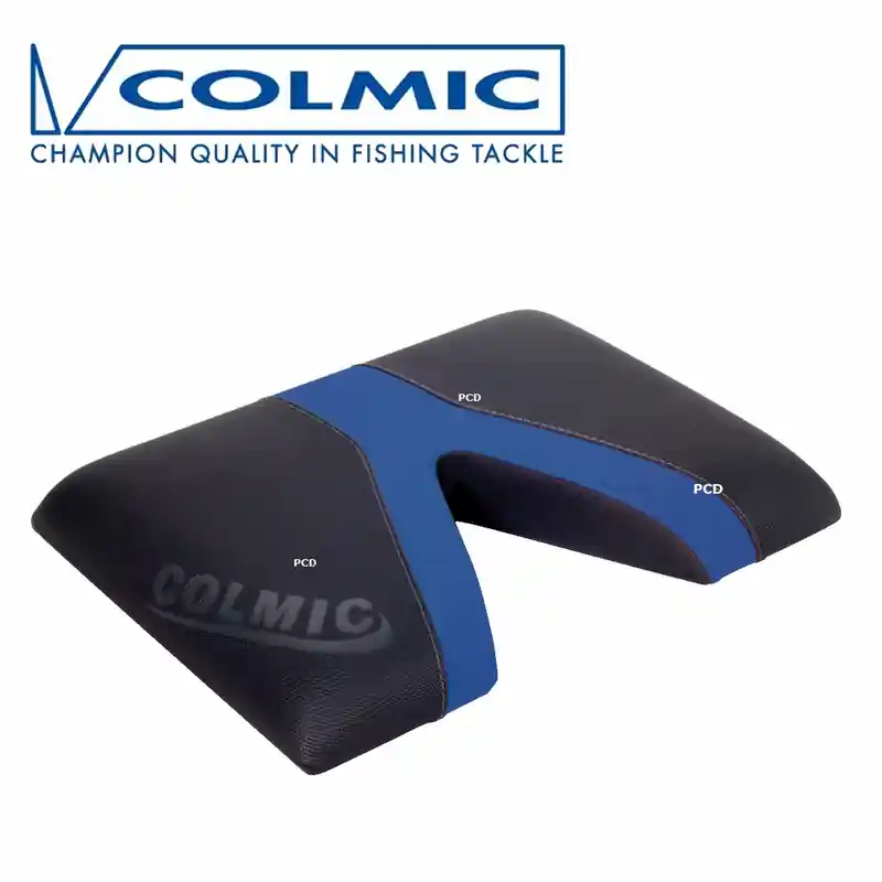 COUSSIN CAPITONNE COLMIC BLEU ET NOIR Nouvel Arrivage