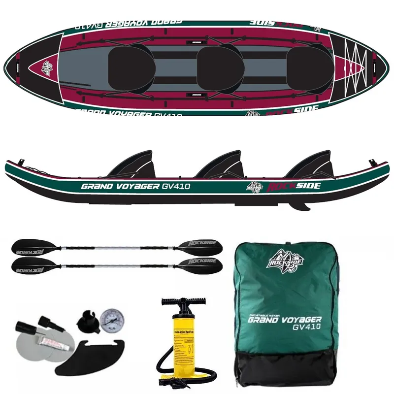 Vente Directe Kayak gonflable 3 places Rockside Grand Voyager