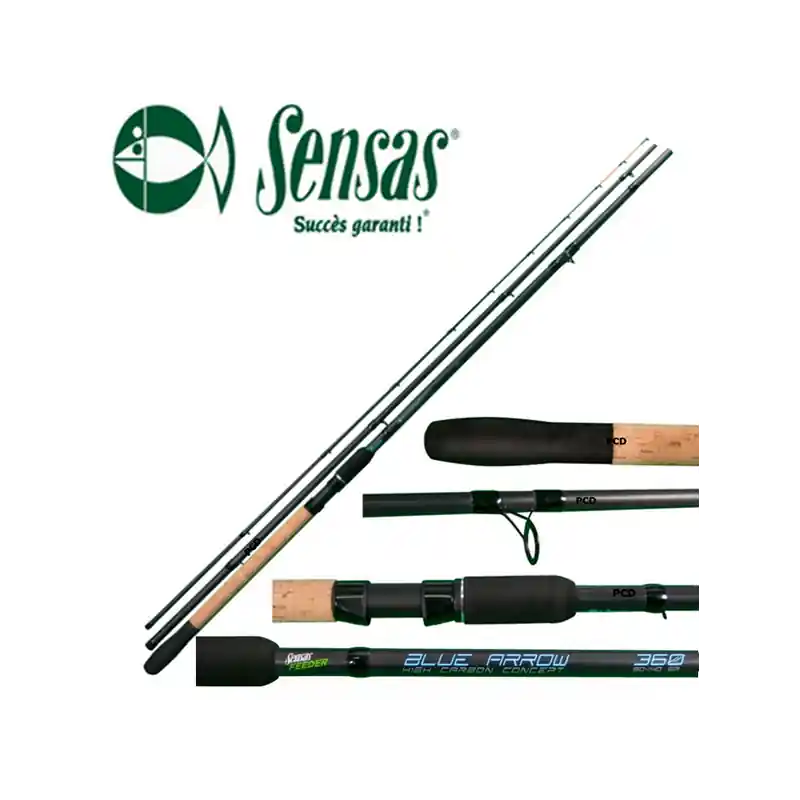Bon Plan CANNE FEEDER SENSAS BLUE ARROW 12 PIEDS HEAVY