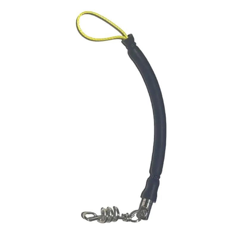 Expédition Rapide Amortisseur Denty Spearfishing à queue de cochon Noir