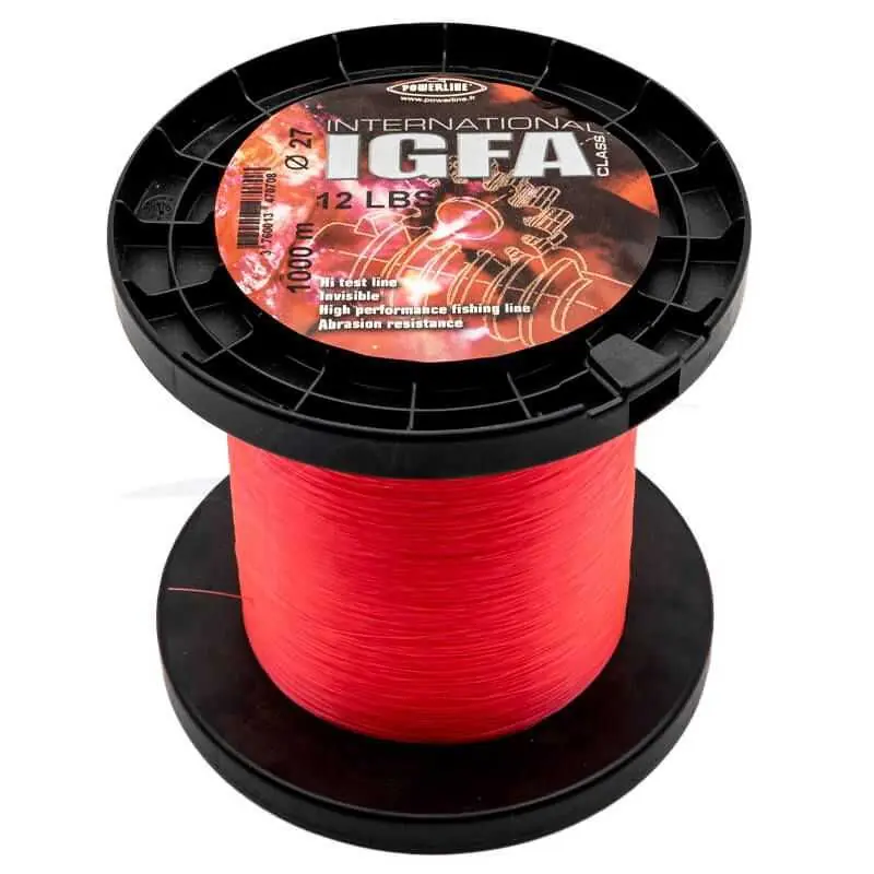 Powerline Nylon IGFA 1000m – rouge Prix Promo