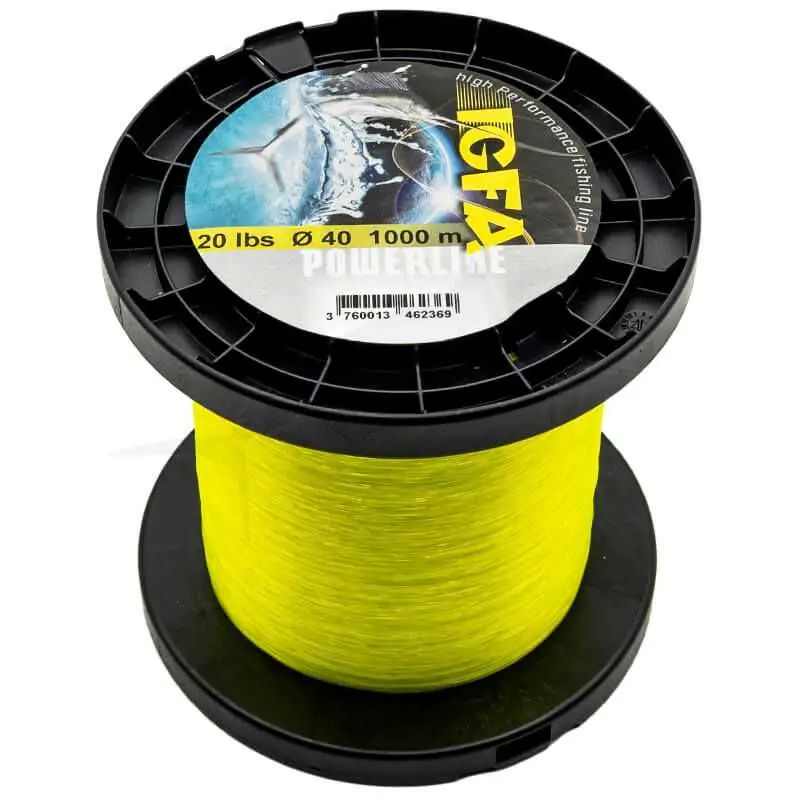 Prix Réduit Powerline Nylon IGFA 1000m – jaune