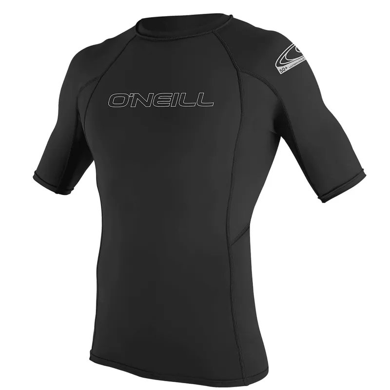 Lycra homme manches courtes O‘Neill Basic Skins Noir Haute Qualité