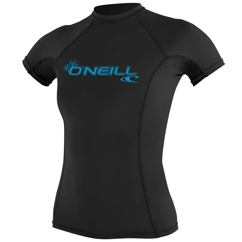 Quantité Limitée Lycra femme manches courtes O‘Neill Basic Skins Noir