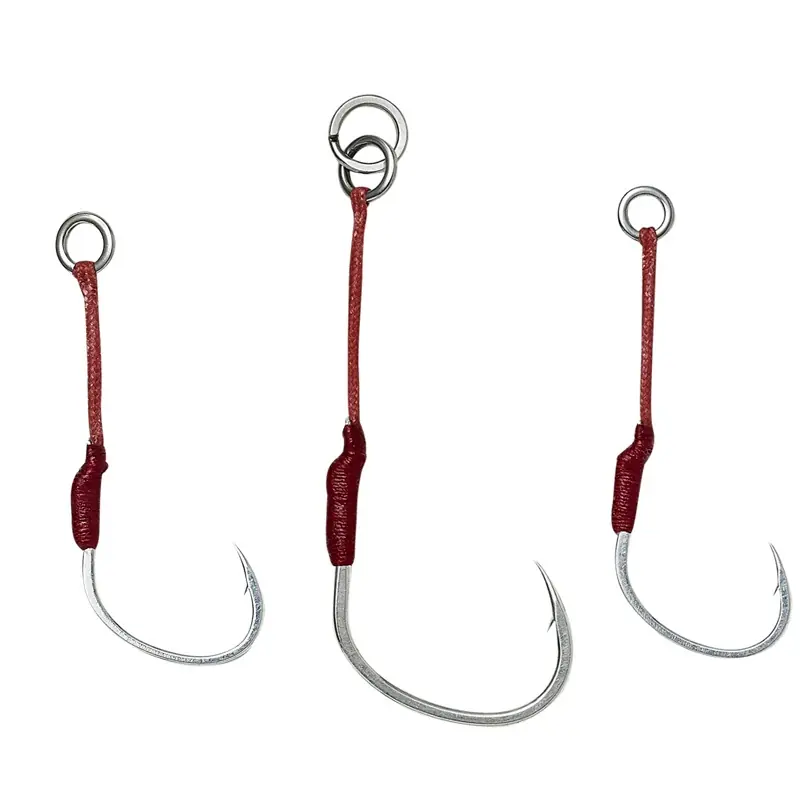 Meilleur Prix Assit hook Savage Gear Single Bloody assist hook – taille 2/0 4pcs