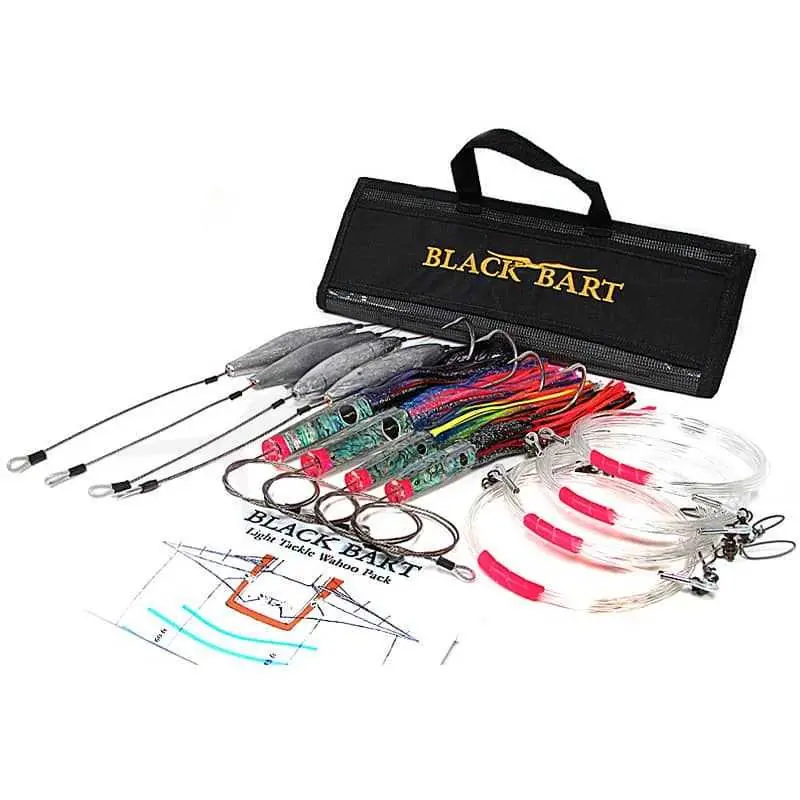 Black Bart Wahoo Rigged Light Pack 30-50lb Commander Maintenant