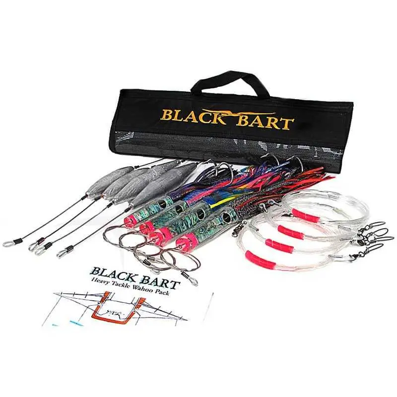 Commande En Gros Black Bart Wahoo Rigged Heavy Pack 50-80lb