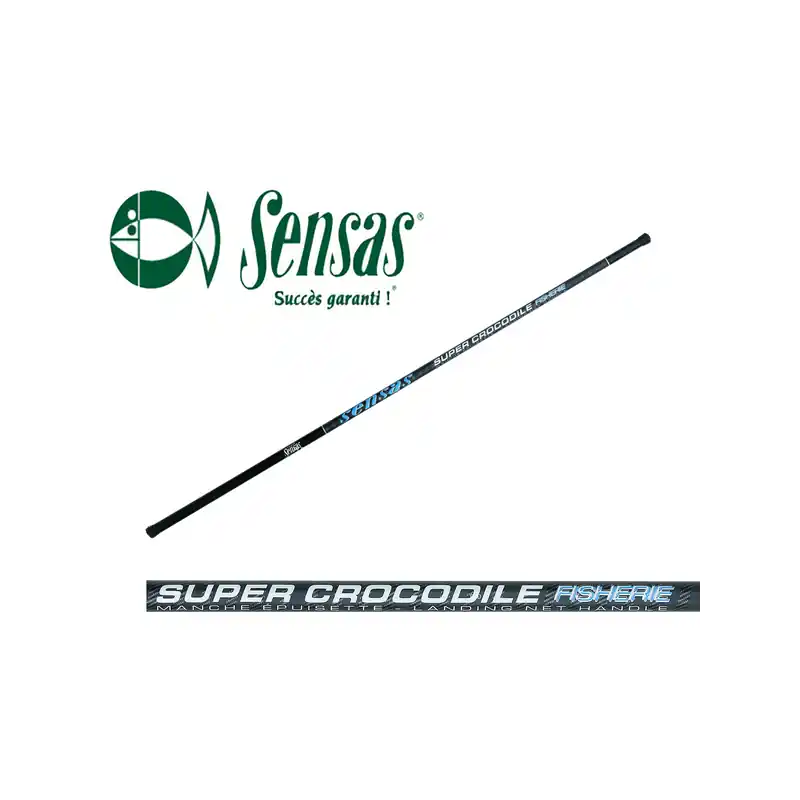 MANCHE D‘EPUISETTE SUPER CROCO FISCHERIE SENSAS Meilleure Vente
