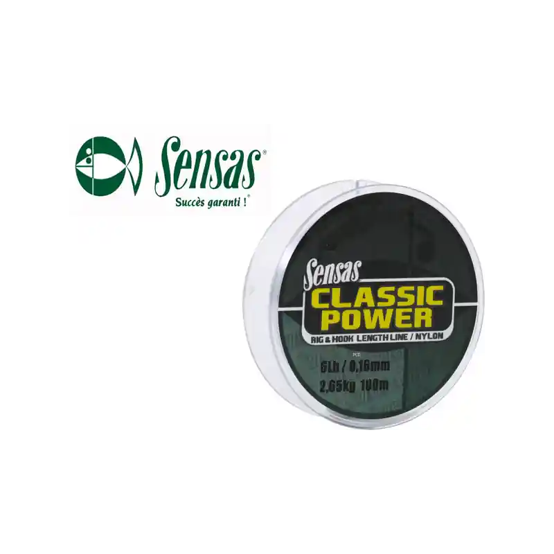 Super Prix NYLON SENSAS CRAZY BAIT CLASSIC POWER 100M