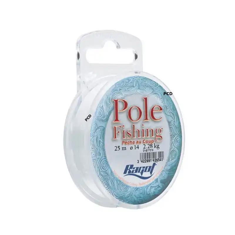Nylon Ragot Pôle Fishing 25M Expédié Aujourd'hui
