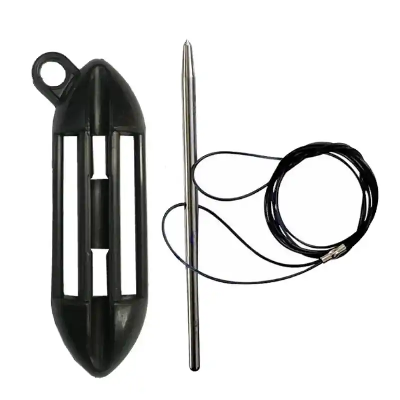 Certifié Accroche poisson Labrax pour ceinture Black