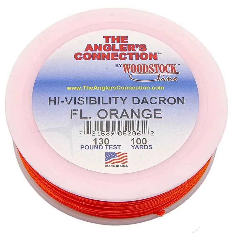 Woodstock Dacron Hi-Visibility 100 YDS fluo Réduction