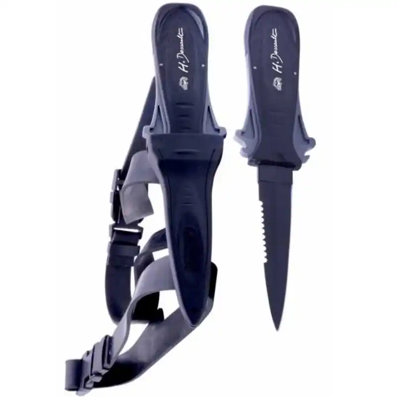 Couteau chasse sous marine H.Dessault Cinto XL 11cm Dernier Modèle