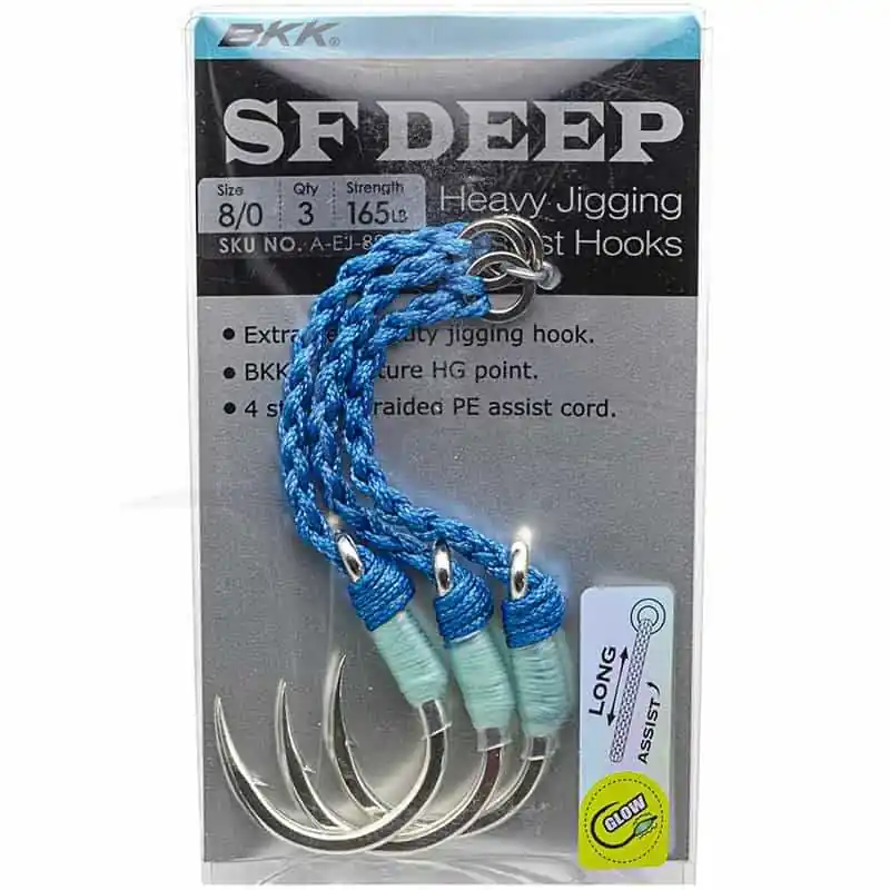 Quantité Limitée BKK Heavy Jigging Assist Hooks (SF8090-HG)