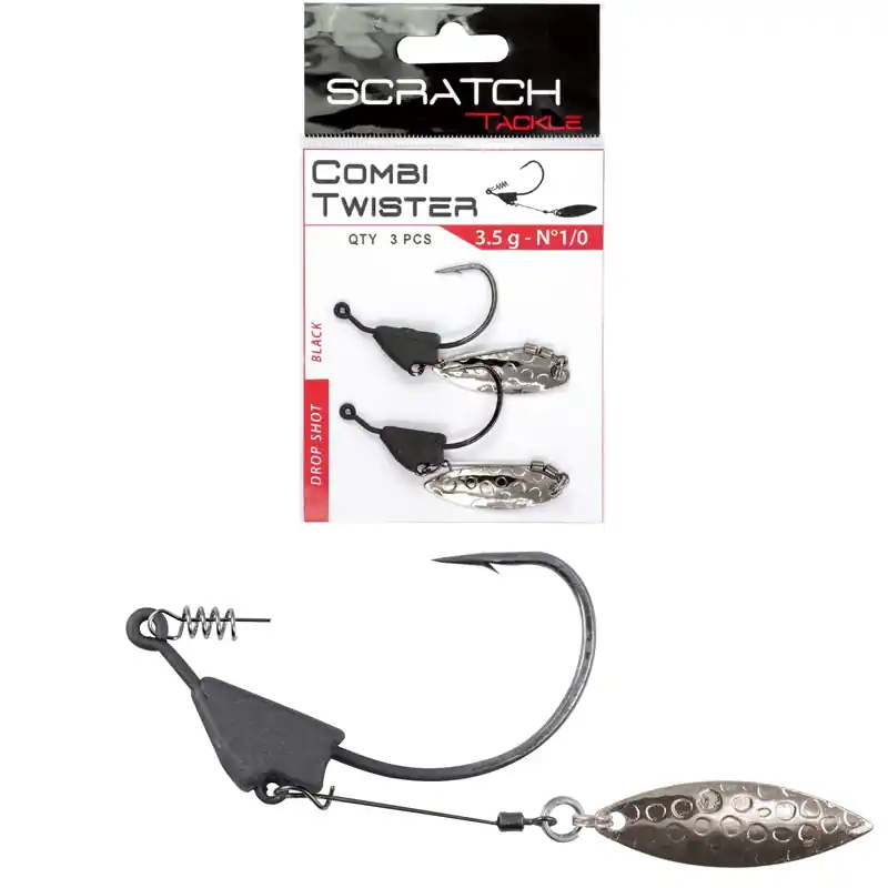 Tête plombée Scratch Tackle Combi Twister Satisfait Ou Remboursé