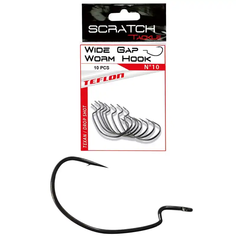 Bon Marché 8x WORM WIDE GAP HOOK – N° 3/0