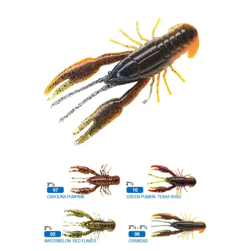 Usine Directe Leurre souple Ecrevisse Yum Crawbug