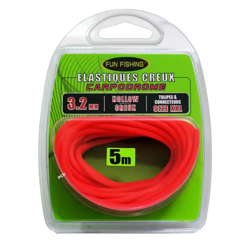 Elastiques creux Fun Fishing 5M Authentique