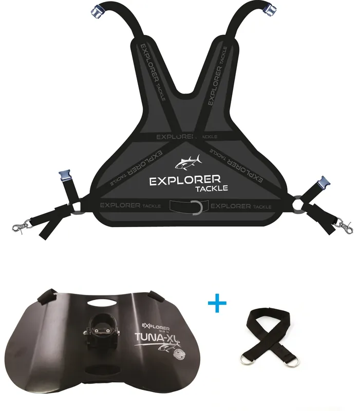 Meilleur Choix Combos Harnais et Baudrier Explorer Tackle Combo Dorsal Tuna XL