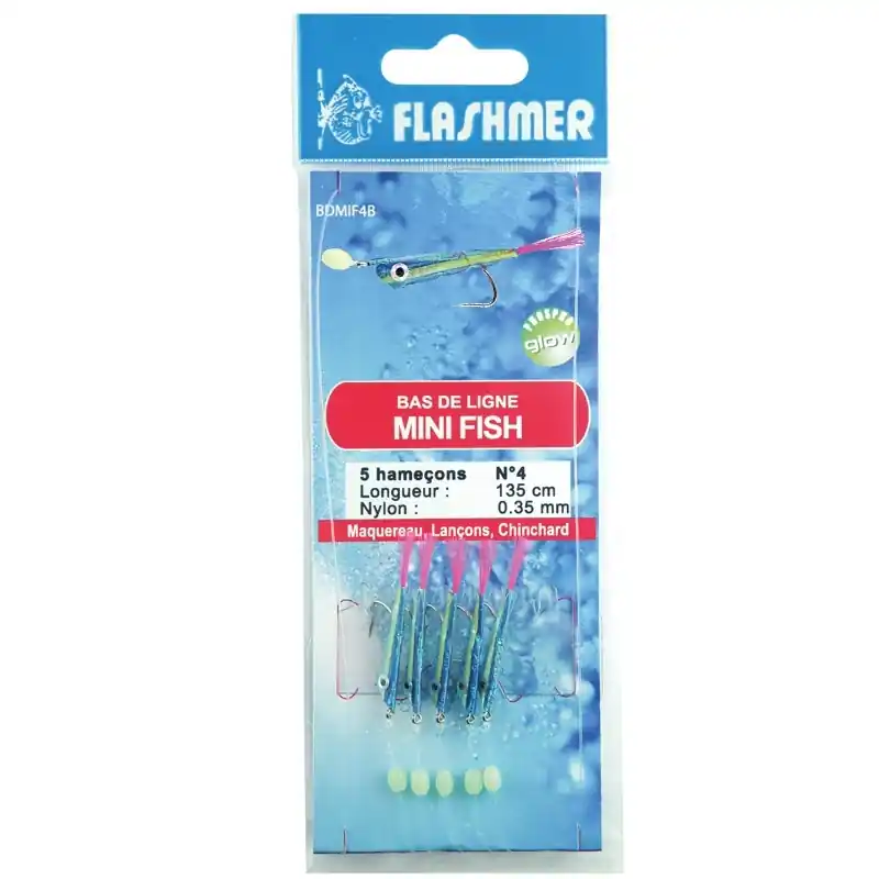 Bas de Ligne Flashmer Mini Fish Expédié Aujourd&rsquo;hui