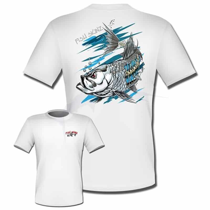 T-Shirt FishSkinz Performance Marble Eye Tarpon Solde