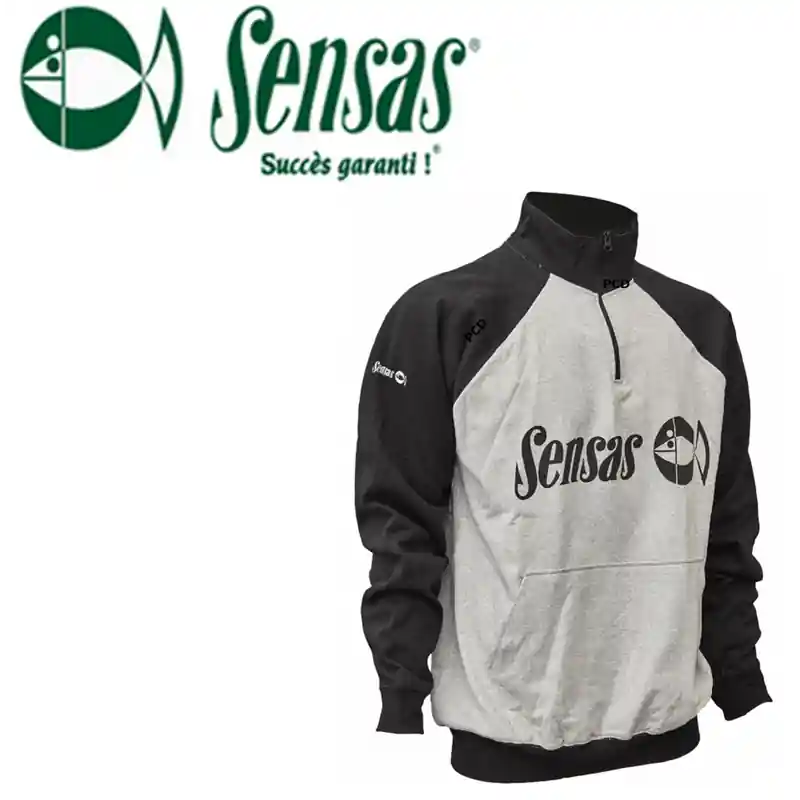 SWEAT SENSAS SUMMER GRIS ET NOIR Affaire À Saisir