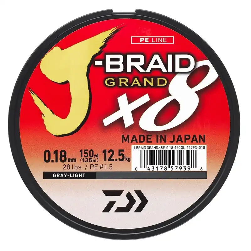 Vente Directe Tresse Daiwa J-Braid Grand X8 Bleu 270m