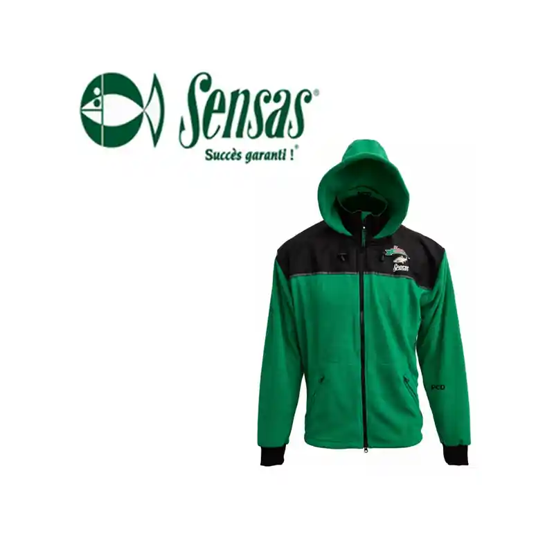 VESTE POLAIRE SENSAS GARDON VERTE Bon Plan