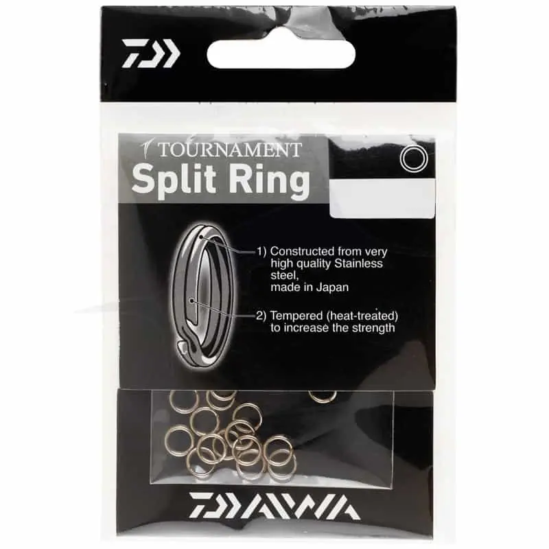 Anneaux brisés Daiwa Tournament Split Ring Retour Gratuit