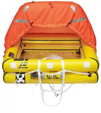 Radeau de survie Plastimo Transocean spécial mini 6.50 – hauturier – 4 personnes – Sac Retour Gratuit