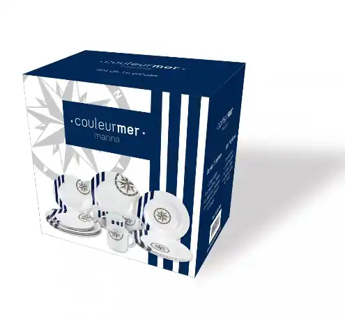 Set vaisselle Plastimo – Collection Marina – 16 Pièces Authentique