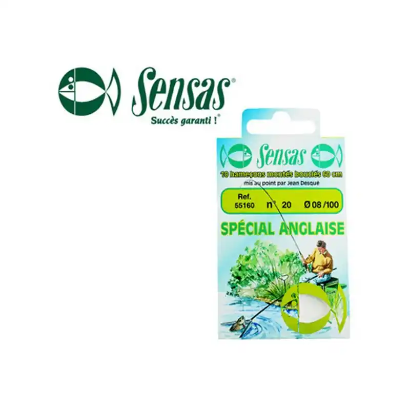 Satisfait Ou Remboursé HAMECONS MONTES SENSAS SPECIAL ANGLAISE 40CM