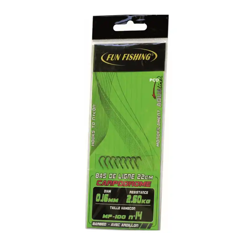 Hameçons Montés Fun Fishing Monster Pusuit MP100 Par 8 Prix Choc