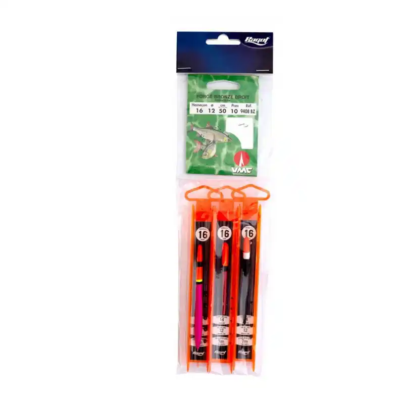 Affaire À Saisir Assortiment De 3 Lignes Montés + Hameçons Loisirs Ragot