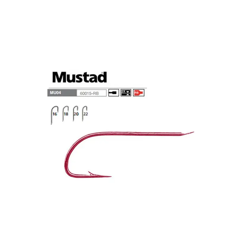 HAMECONS MUSTAD VERS DE VASE ROUGE PAR 10 Retour Gratuit
