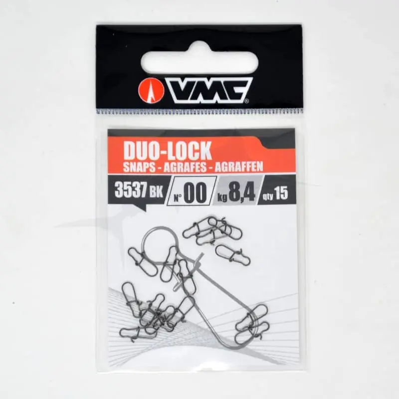 Agrafes VMC Duolock 3537 BK Expédition Rapide