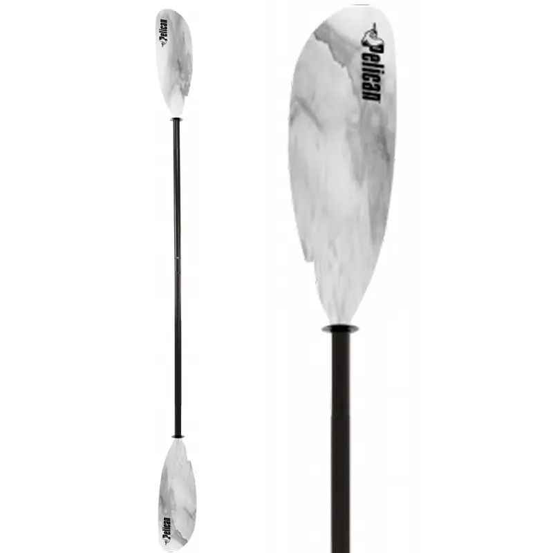 Pagaie Kayak Pelican Poseidon – alu – 2 parties – 240 cm Haute Qualité